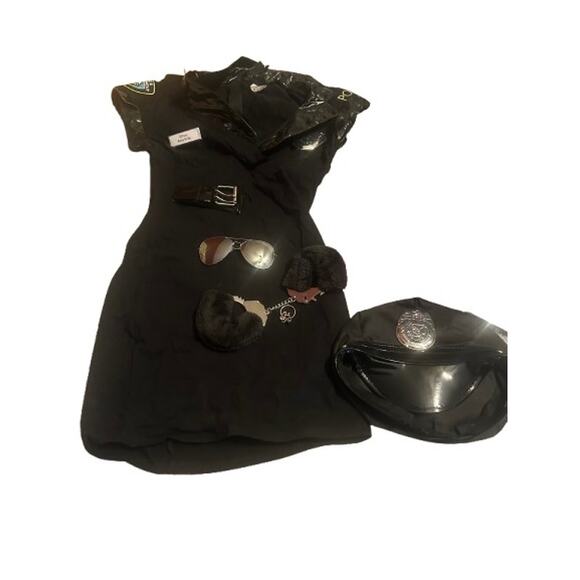 Anita Bribe Sexy Cop Police Officer Costume- XL (14- 16) - Picture 2 of 3